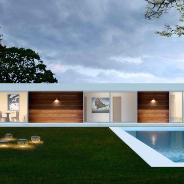 Diseño de vivienda vanguardista en Oleiros